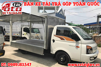 Xe Tải Hyundai H150 1.5 Tấn Thùng Kín Cánh Dơi | Xe Tải 1T5 Hyundai Porter H150 Thùng Bán Hàng Lưu Động